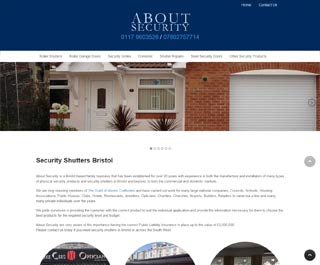 About Security Bath web design client